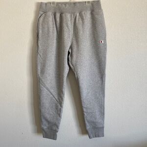 CHAMPION Reverse Weave Men’s Light Gray Joggers Size 2XL